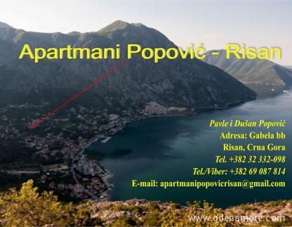 Popovic-Risan apartmanok, Magán szállás a községben Risan, Montenegró - Lokacija apartmani Popović